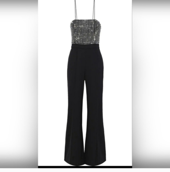 Alice + Olivia Mannie Crystal-embellished Jumpsuit in size 2 - Picture 6 of 15